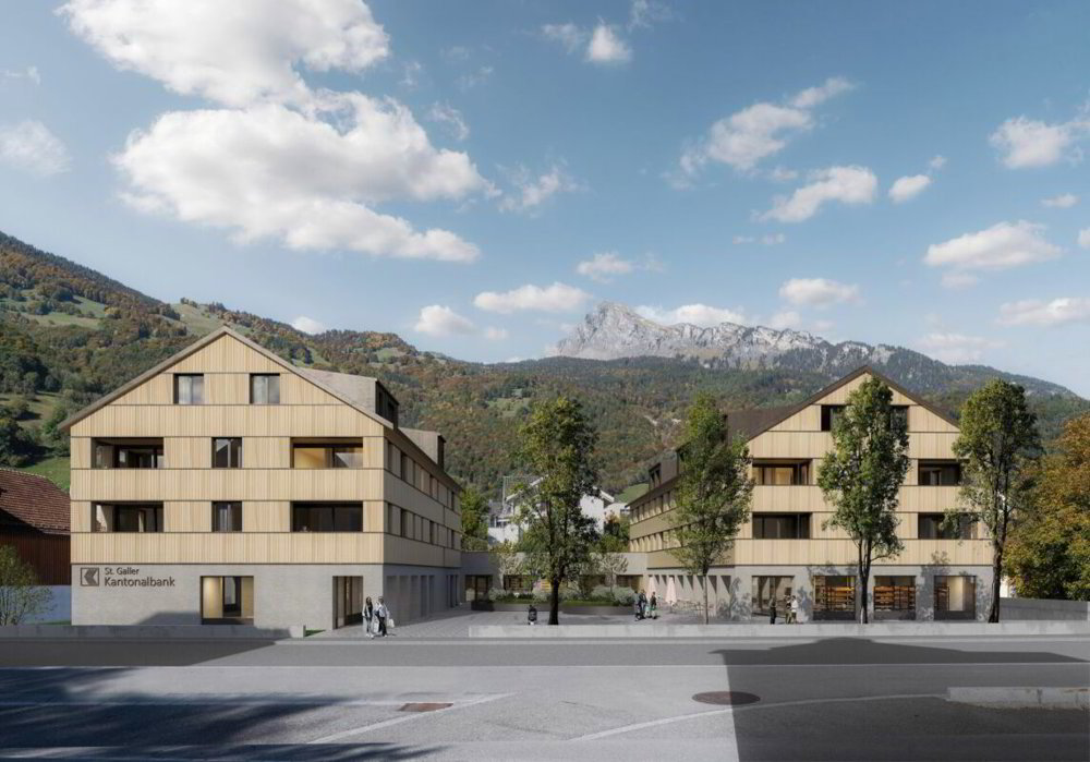 Appartamento di 2 locali in affitto a Trübbach - immagine 1/9