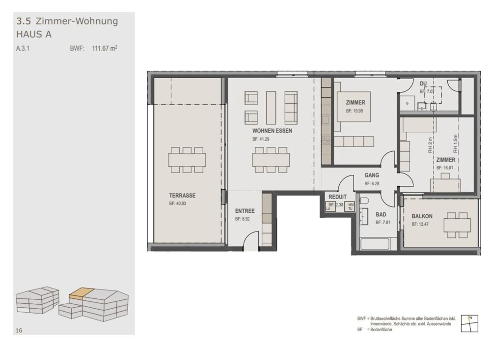 Appartamento di 3.5 locali in affitto a Altbüron - immagine 1/13