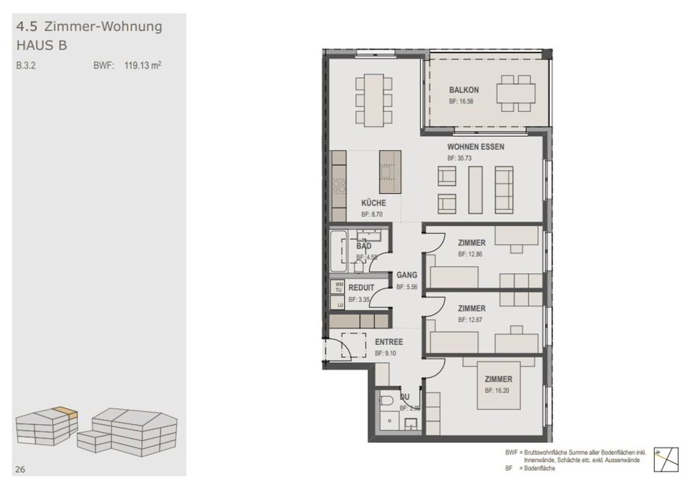 Appartamento di 4.5 locali in affitto a Altbüron - immagine 1/9