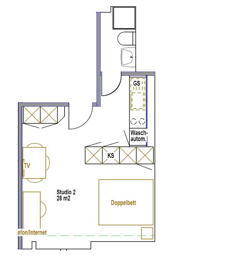 Appartement null pièces à louer à Berikon - image 1/6