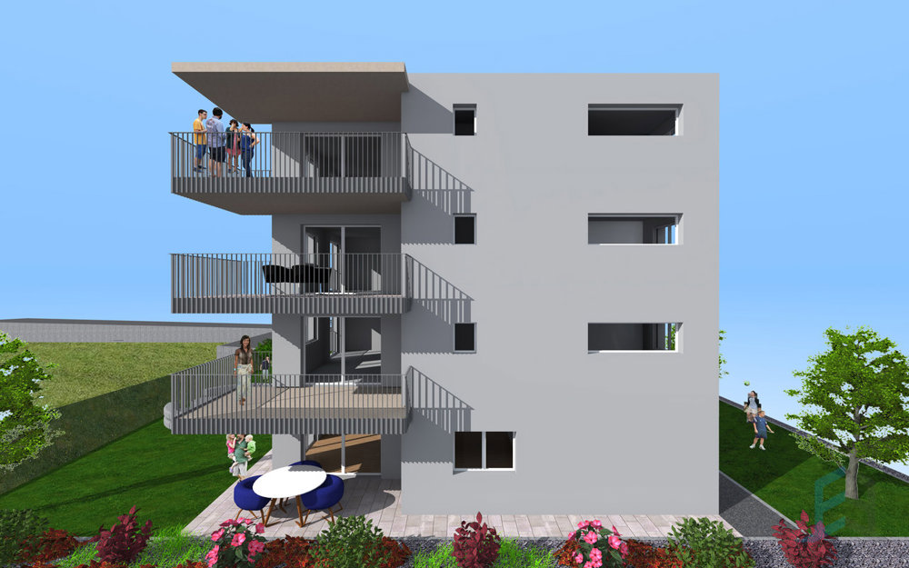 3 Zimmer Wohnung zum verkaufen in Chalais - Bild 1/4
