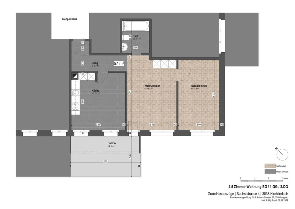 Appartement 2 pièces à louer à Kirchlindach - image 1/12
