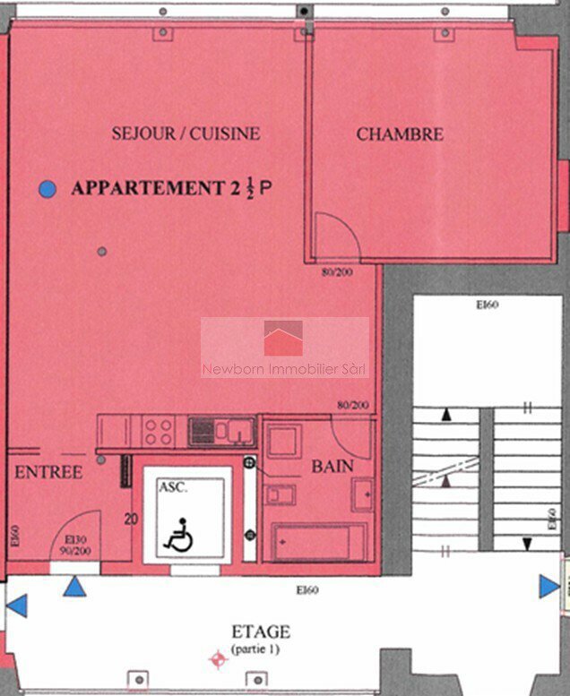 2 Zimmer Wohnung zum verkaufen in Vallorbe - Bild 1/6