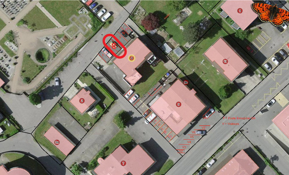 Parcheggio, garage di null locali in affitto a Belfaux - immagine 1/3