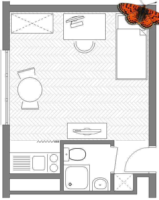 Appartamento di 1 locali in affitto a Villars-sur-Glâne - immagine 1/5