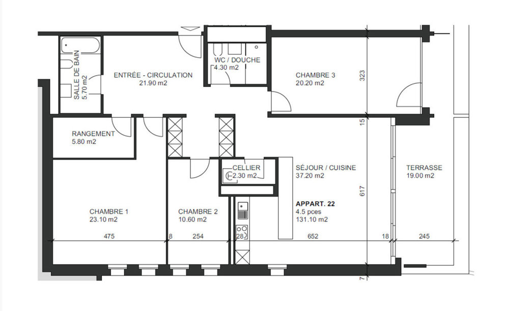 Appartement 4 pièces à louer à Neuchâtel - image 1/12