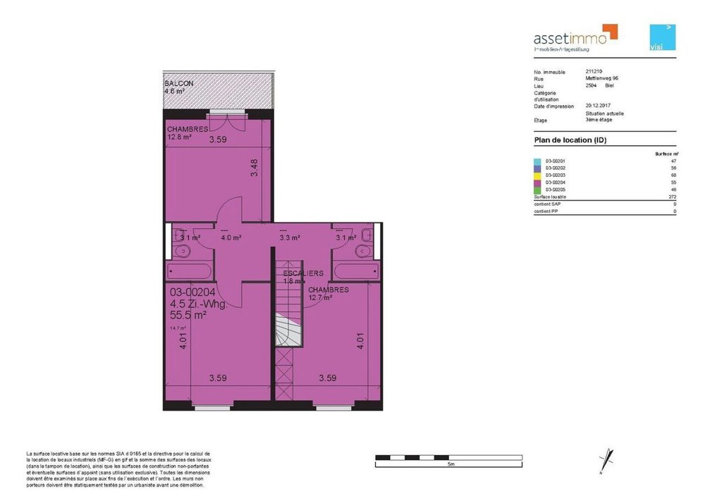 Appartamento di 4 locali in affitto a Bienne - immagine 1/12