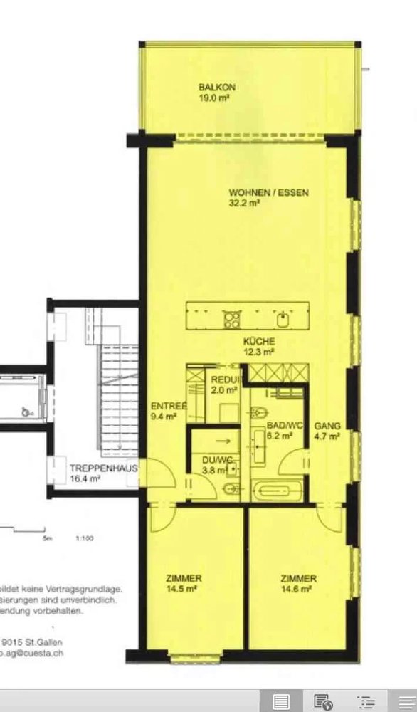 Appartement 3.5 pièces à louer à Abtwil SG - image 1/12