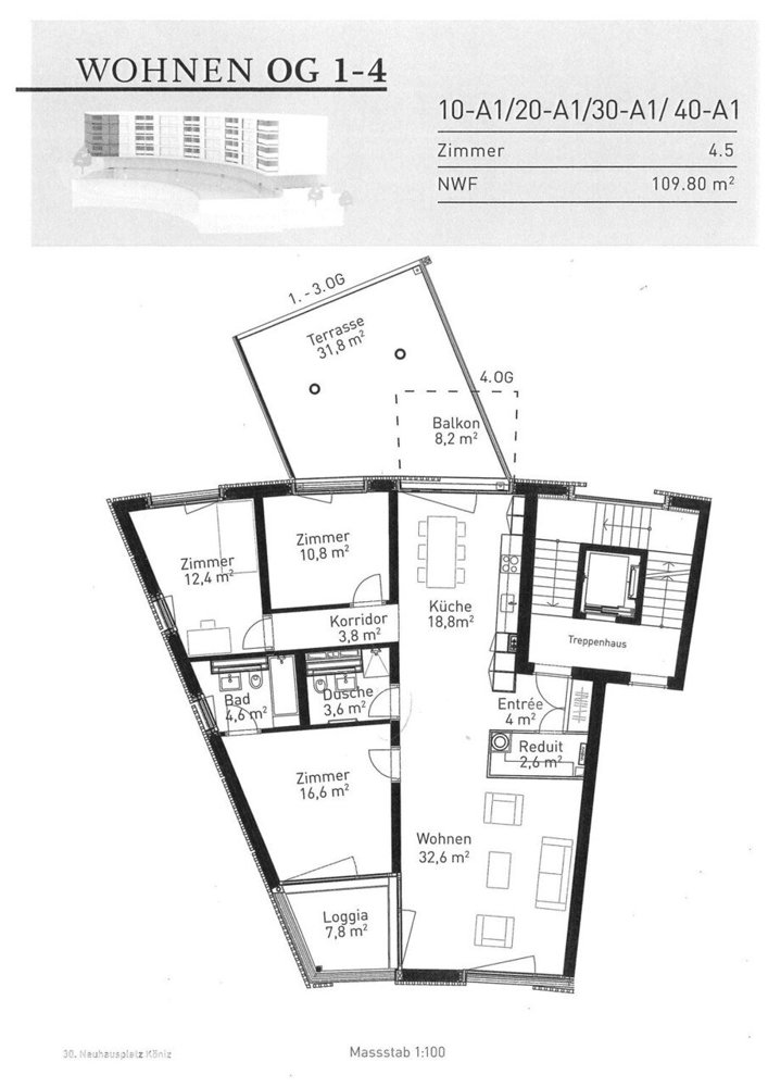 Appartamento di 4 locali in affitto a Liebefeld - immagine 1/9