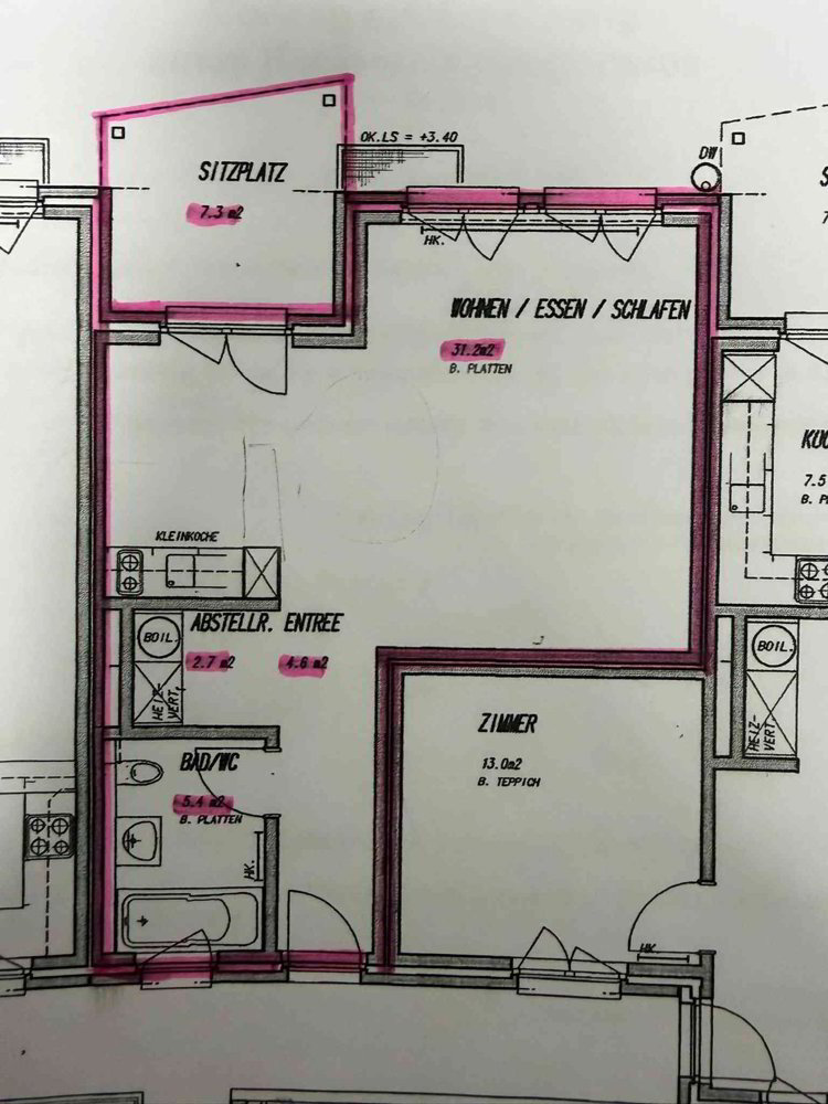 Appartement 1.5 pièces à louer à Ballwil - image 1/7