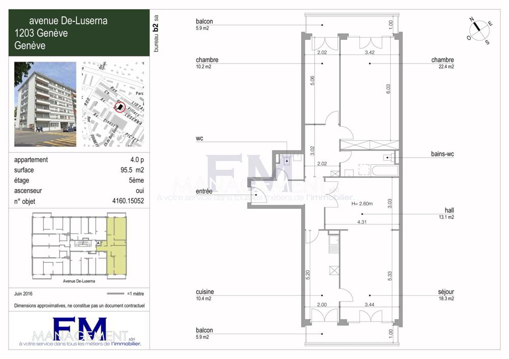 Appartamento di 4 locali in affitto a Genève - immagine 1/13