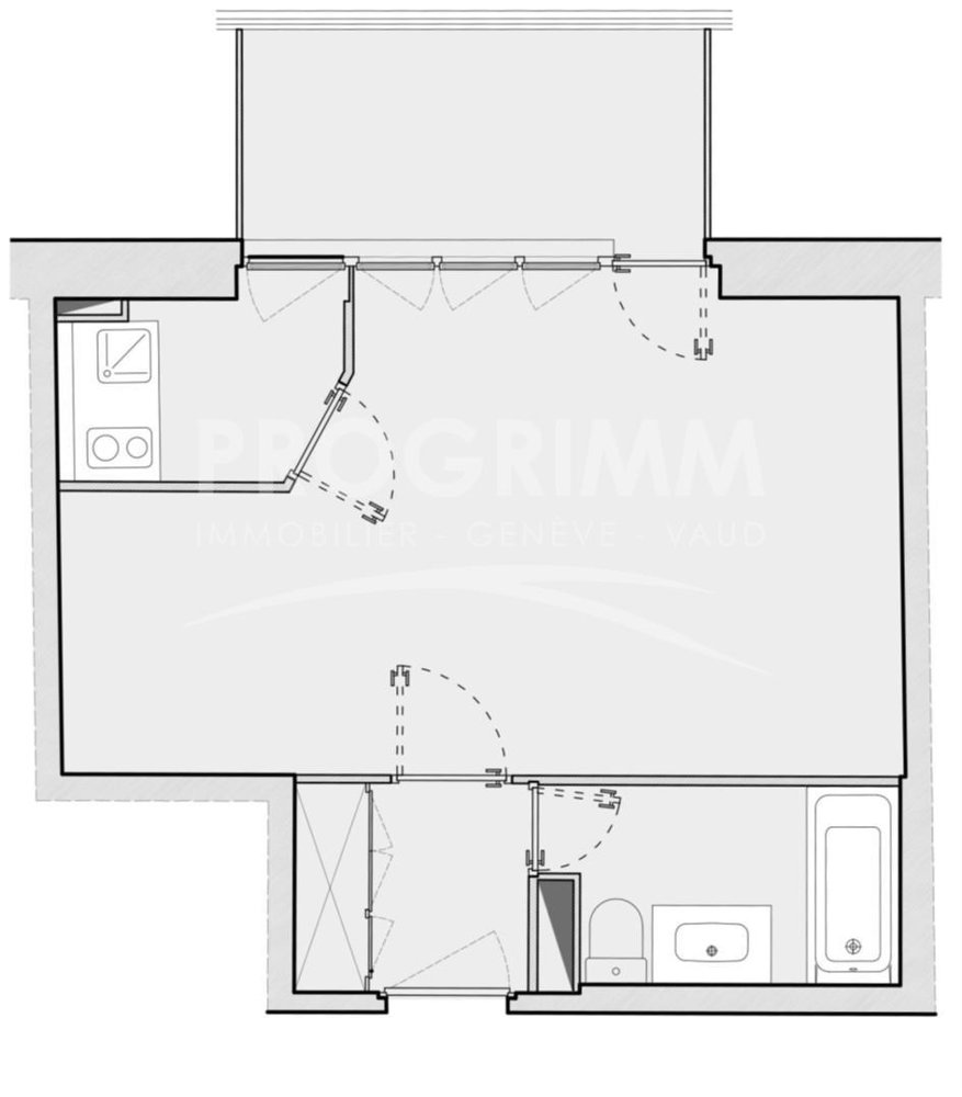 1 Zimmer Wohnung zum verkaufen in Genf - Bild 1/5