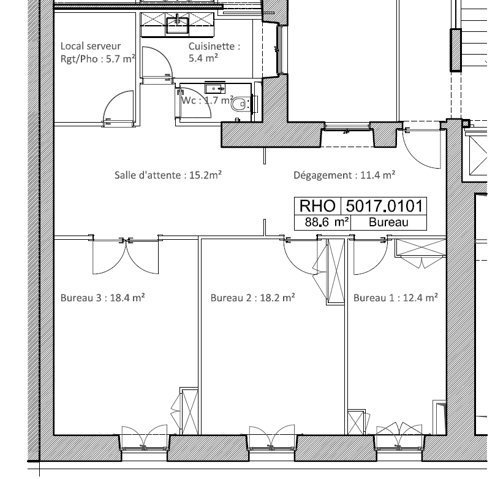 null rooms Office & Commercial for rent in Geneva - image 1/6
