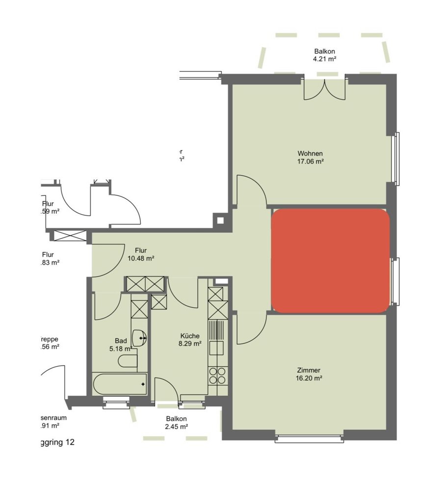 2 Zimmer Wohnung zu vermieten in Luzern - Bild 1/7