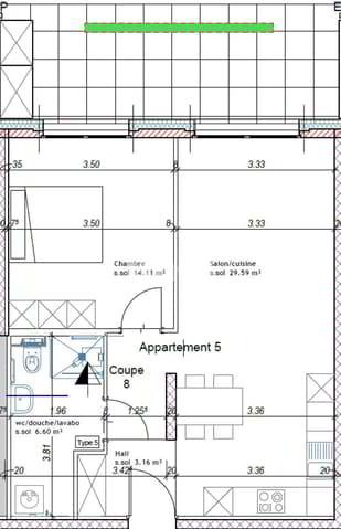 2.5 rooms Apartment for rent in Fleurier - image 1/3