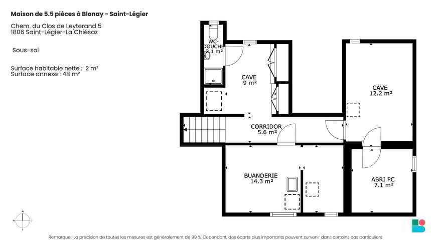 Maison 5.5 pièces à acheter à St-Légier-La Chiésaz - image 1/12