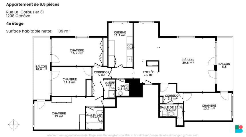 Appartement 6.5 pièces à acheter à Genève - image 1/9