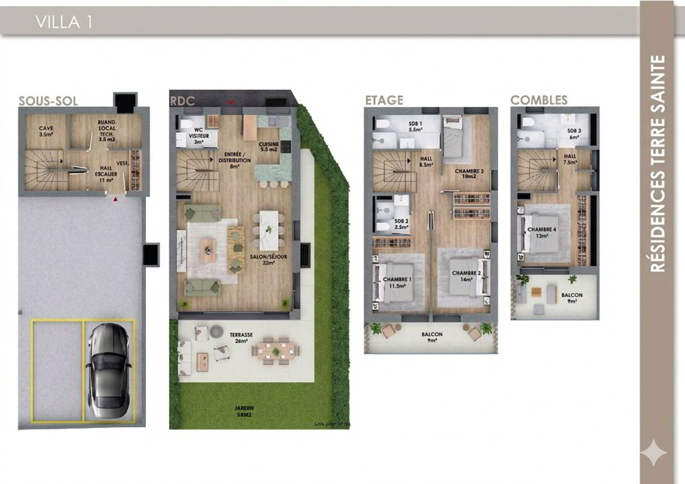 Maison 5.5 pièces à acheter à Chavannes-de-Bogis - image 1/7