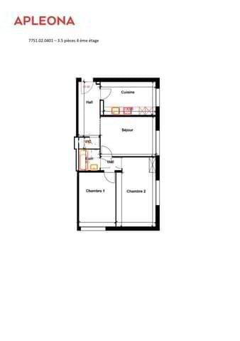 3.5 Zimmer Wohnung zu vermieten in Genf - Bild 1/10