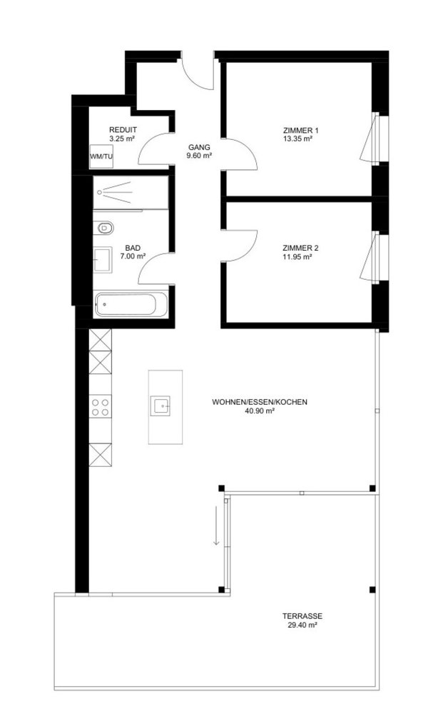 Appartamento di 3.5 locali in affitto a Brugg AG - immagine 1/9