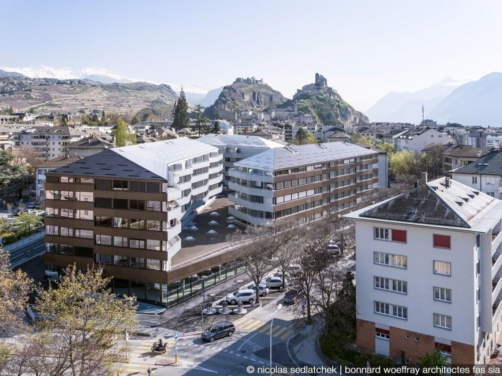 4 Zimmer Wohnung zu vermieten in Sion - Bild 1/1