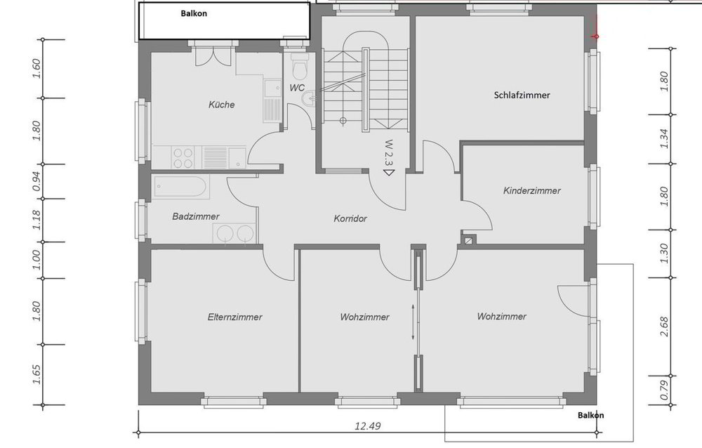 Appartement 5 pièces à louer à Koblenz - image 1/12