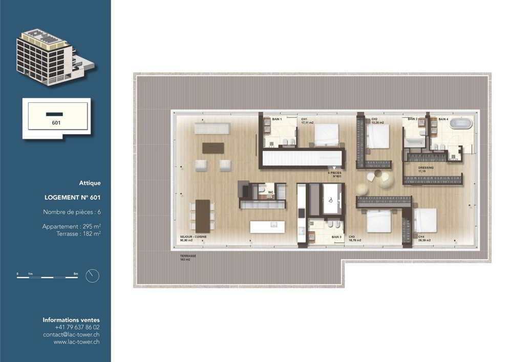 6 Zimmer Wohnung zum verkaufen in Geneva - Bild 1/10