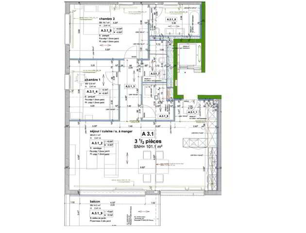 Appartement 3.5 pièces à louer à Bulle - image 1/10