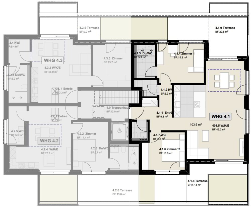 Appartement 3.5 pièces à louer à Zurigo - image 1/5