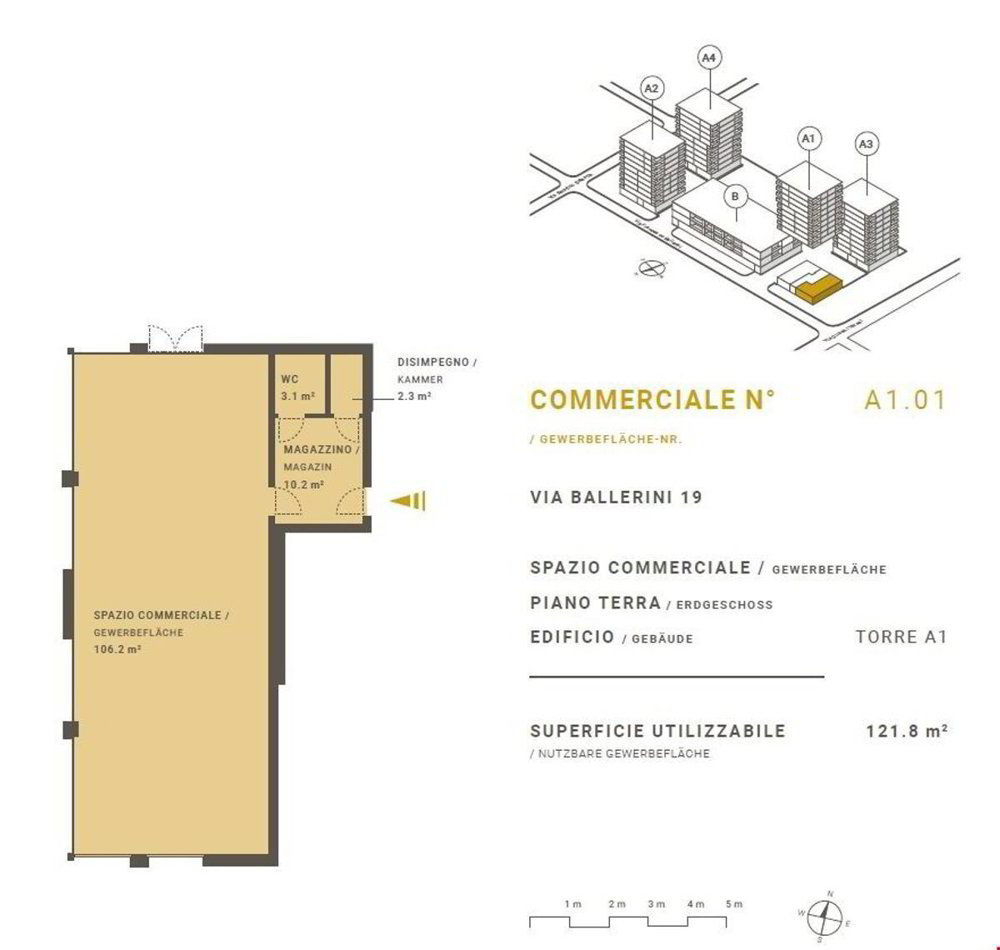 null rooms Office & Commercial for rent in Locarno - image 1/6