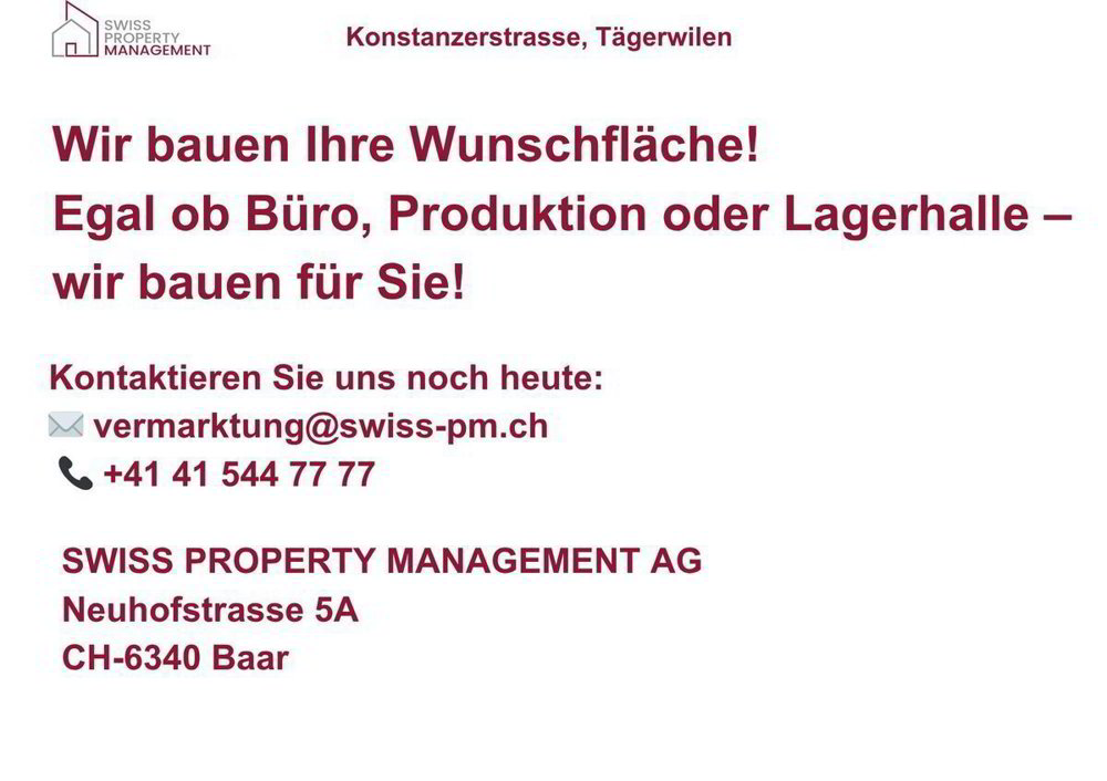 null rooms Office & Commercial for rent in Tägerwilen - image 1/1