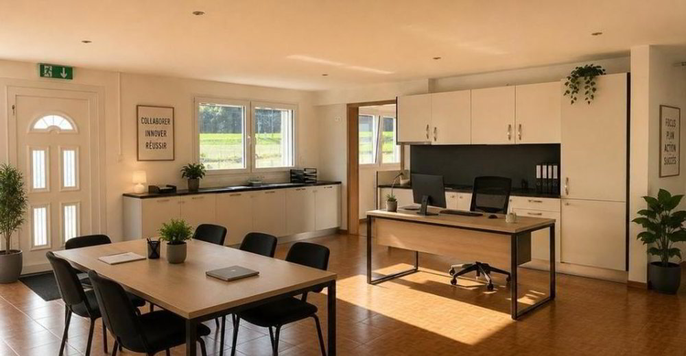 Local commercial en location à Chénens - 190 m² - Ansicht 4
