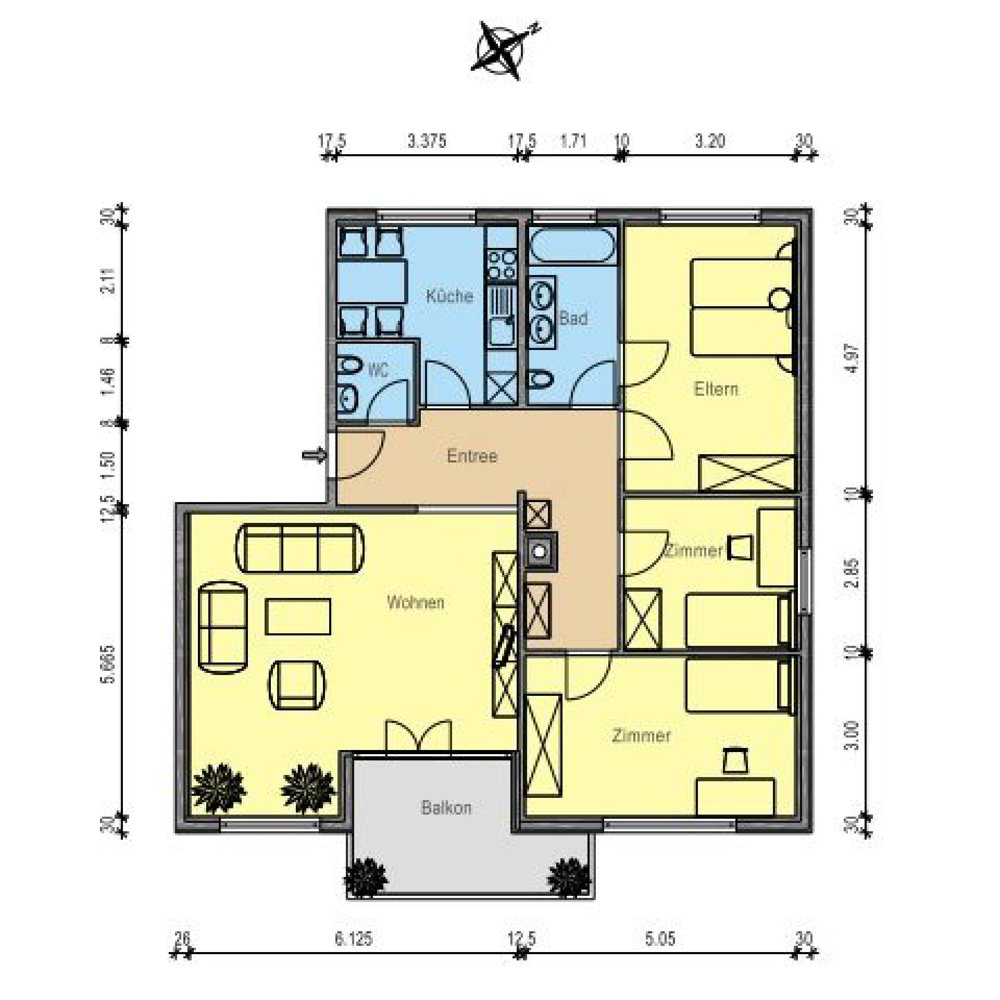 Appartamento di 4.5 locali in affitto a Gossau SG - immagine 1/11