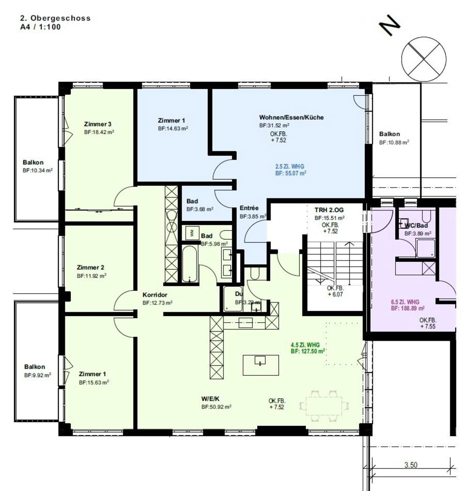 4.5 Zimmer Wohnung zu vermieten in Uznach - Bild 1/16