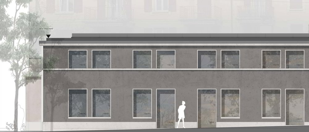 Arcade/bureau/local commercial à louer 100 & 130 m² env. - Mehr