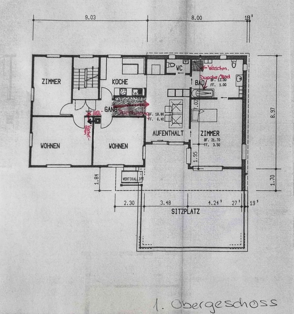 5.5 rooms Apartment for rent in Ibach - image 1/13