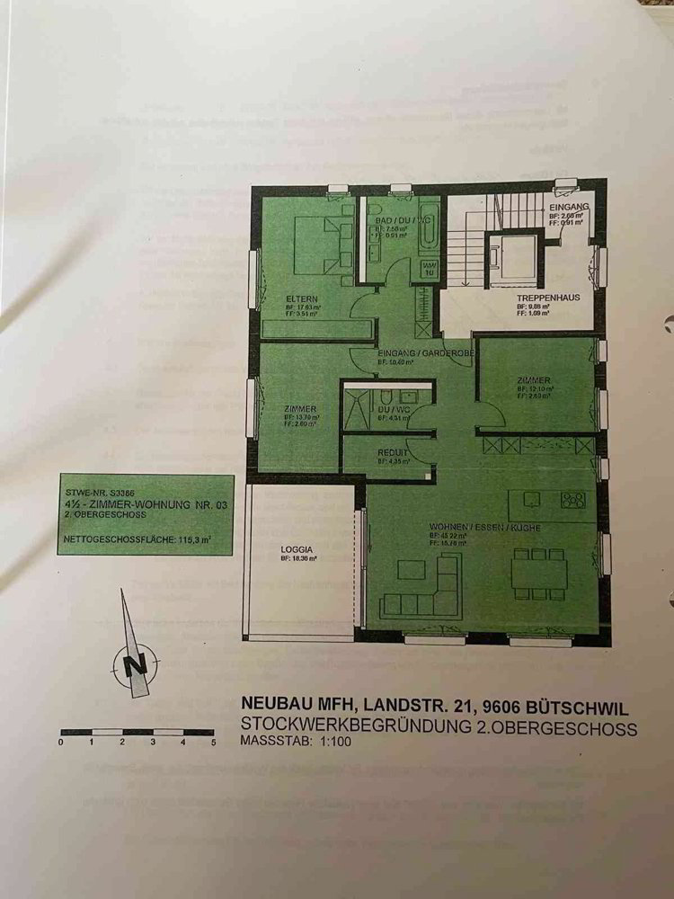 Appartement 4.5 pièces à louer à Bütschwil - image 1/13