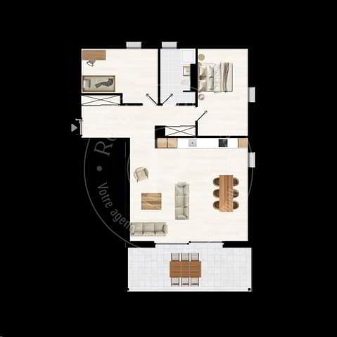 3.5 Zimmer Wohnung zum verkaufen in Vuadens - Bild 1/13