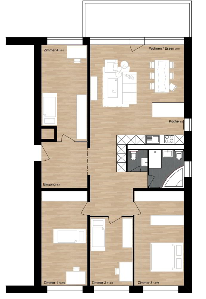 Appartamento di 5.5 locali in affitto a Luzern - immagine 1/9