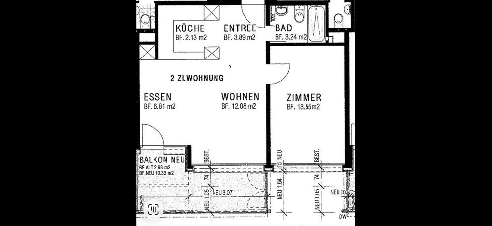 2 rooms Apartment for rent in Effretikon - image 1/7
