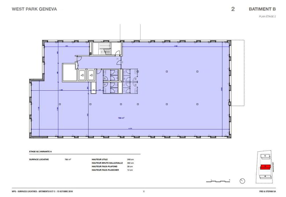 WEST PARK — VERNIER - BUREAUX 786 M² AU 2ÈME ÉTAGE - Mehr