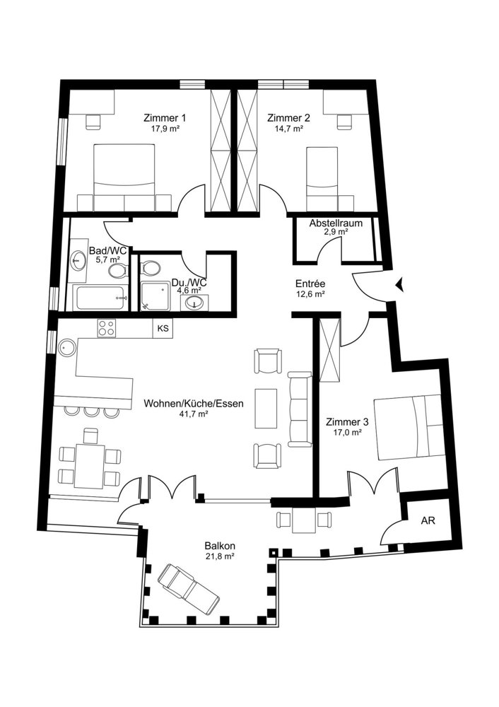 Appartement 4.5 pièces à acheter à Opfikon - image 1/16