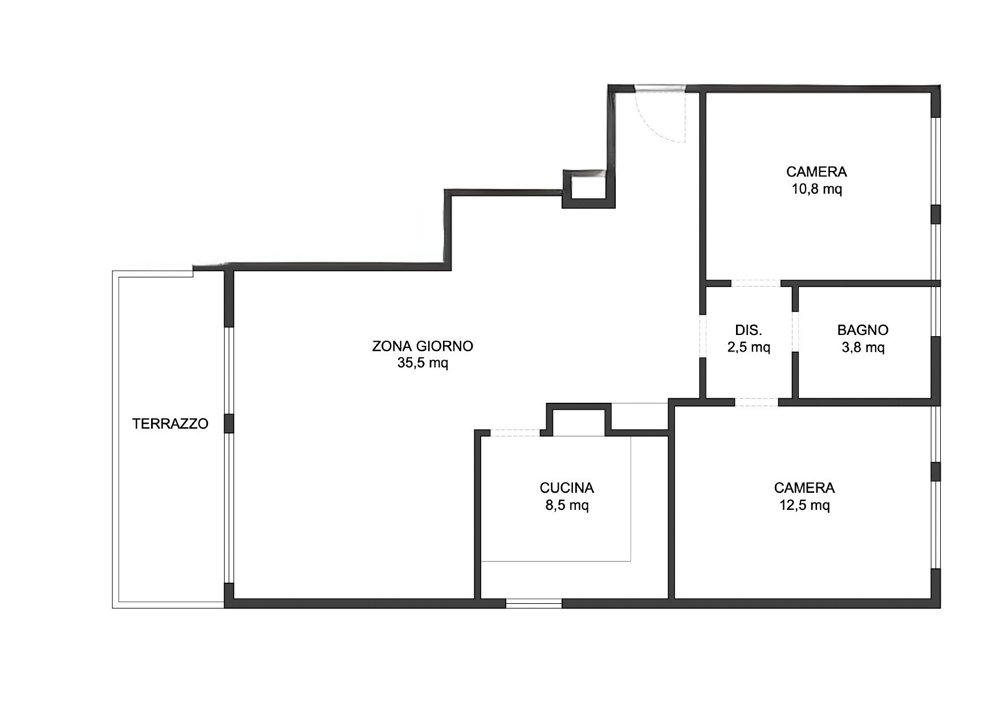 Appartamento di 3.5 locali in vendita a Bissone - immagine 1/10