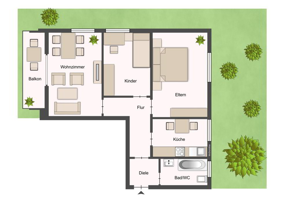 3.5 Zimmer Wohnung zu vermieten in Kreuzlingen - Bild 1/7