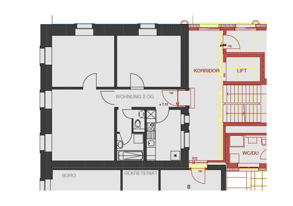 3.5 Zimmer Wohnung zu vermieten in Aarau - Bild 1/7