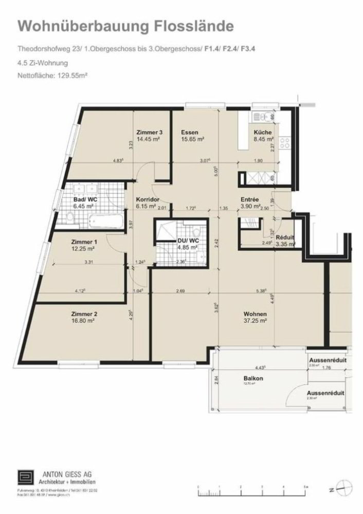 Appartement 4.5 pièces à louer à Rheinfelden - image 1/13