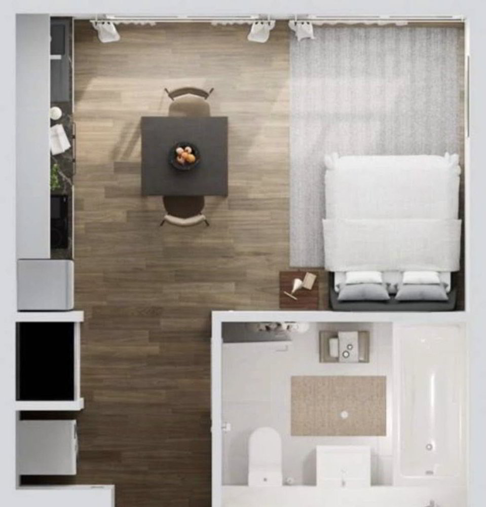1 Zimmer Wohnung zu vermieten in Sion - Bild 1/1