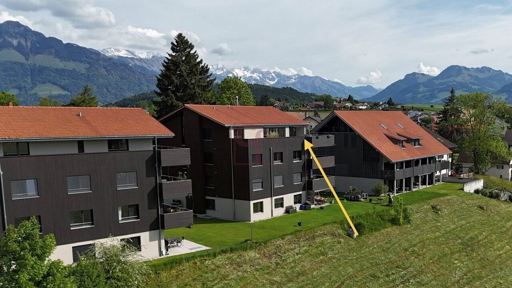 4 Zimmer Wohnung zum verkaufen in Echarlens - Bild 1/13