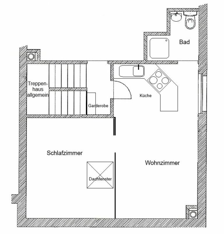 Appartement 2 pièces à louer à Wolfhausen - image 1/8