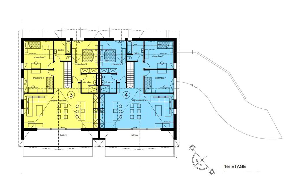 4 Zimmer Wohnung zu vermieten in Trélex - Bild 1/6